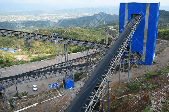 湖南雷峰石業時產500噸機制沙生產線