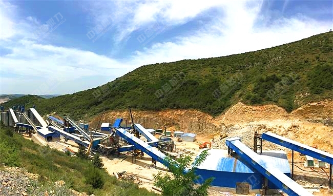 加工建筑石料用灰巖的碎石廠
